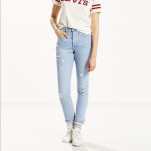 501® Skinny Selvedge Jeans, Size 25